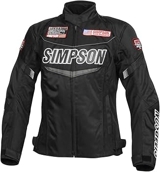 Amazon | シンプソン(SIMPSON) バイク用ジャケット(レディース) Nylon